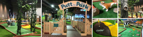 Natureworks Australia Putt in the Park mini-golf at Westfield Coomera