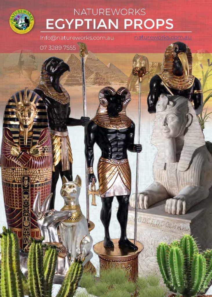 Egyptian Themed Props & Pyramid - kits - large for sale
