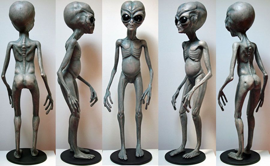 Natureworks Australia Alien - Zetan - full 3D model - showing all various views