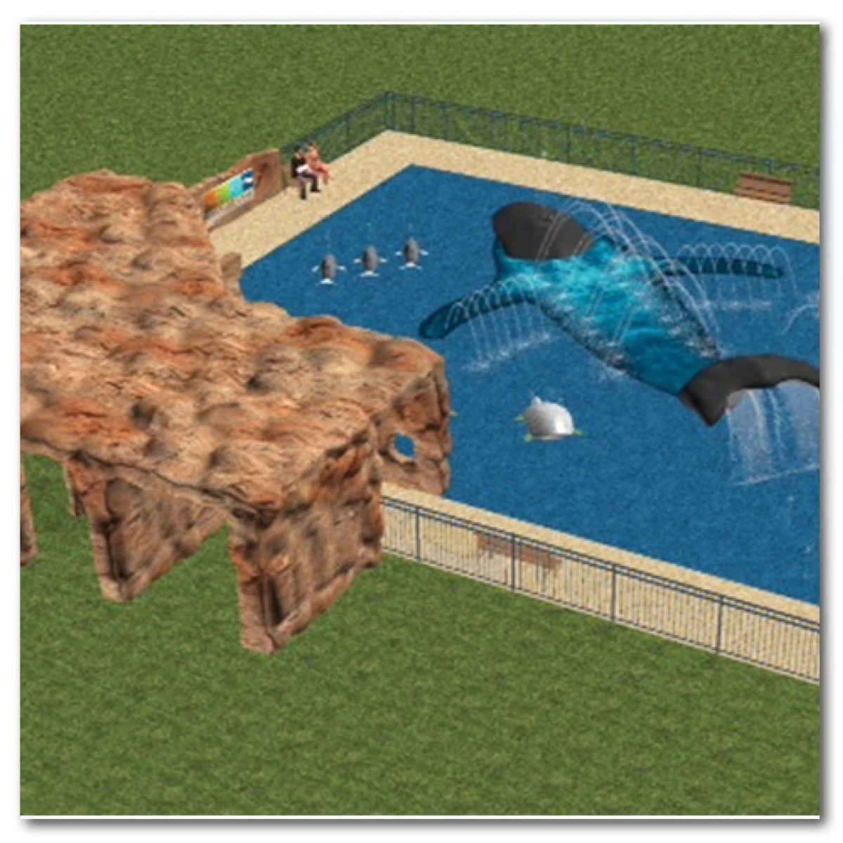 Natureworks Australia Animals Marine Life Marine Mammals Whales Exmouth Whale Water Park Product Image V px px