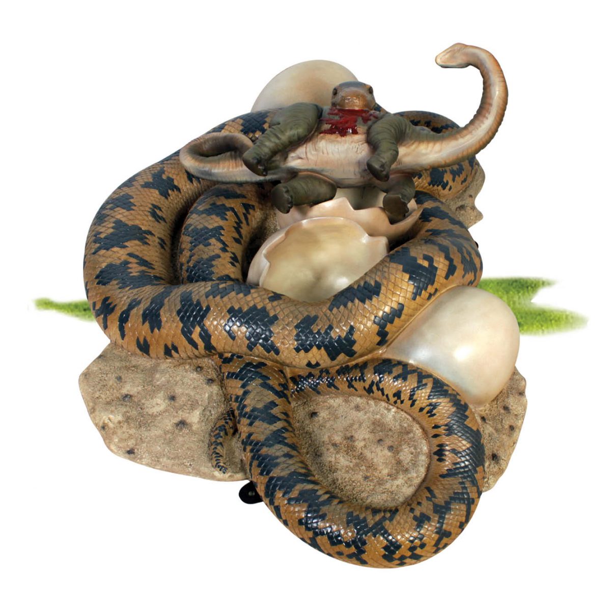 Natureworks Australia Animals Reptiles Snakes Snake Python eating baby sauropod Product Image V px px