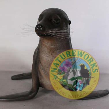 Natureworks Australia Australian fur seal pup - museum quality replica statue