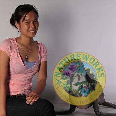 Natureworks Australia Australian fur seal pup - museum quality replica statue