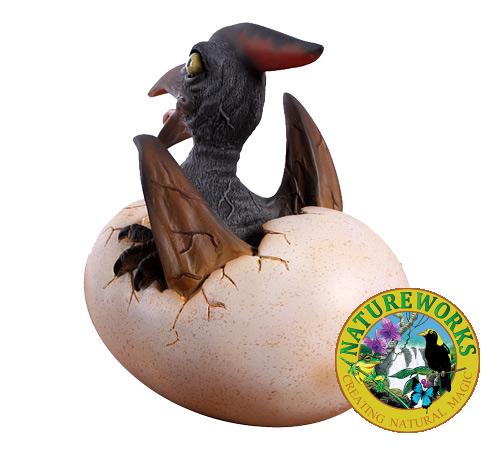 Natureworks Australia Pteranodon baby hatching- Rear angle view - 140037