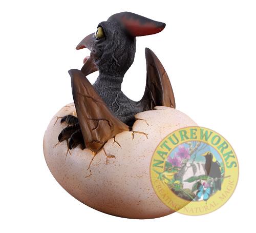 Natureworks Australia Pteranodon baby hatching- Rear angle view - 140037