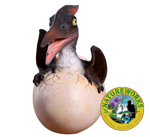 Natureworks Australia Pteranodon baby hatching- Front view- 140037