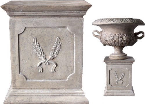 Base Laurel Leaf With Urn RS