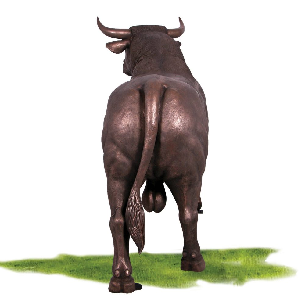 Bronze Spanish Bull statue ideal for your office or themed event