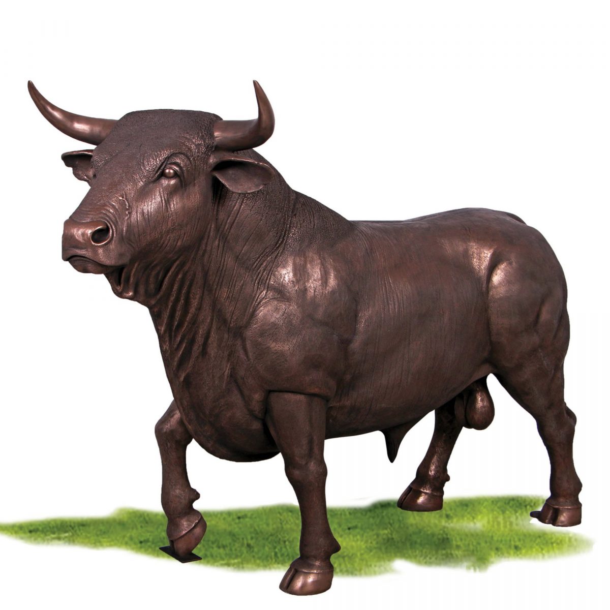 Spanish Bull Bronze Sculptures