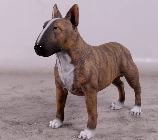 Natureworks Australia Bull Terrier Dog Statue