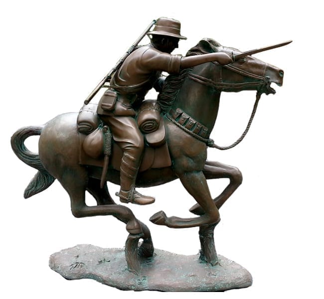 Charge at Beersheba Bronze Right