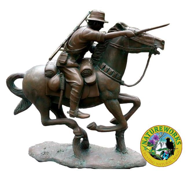 Charge at Beersheba Bronze Right