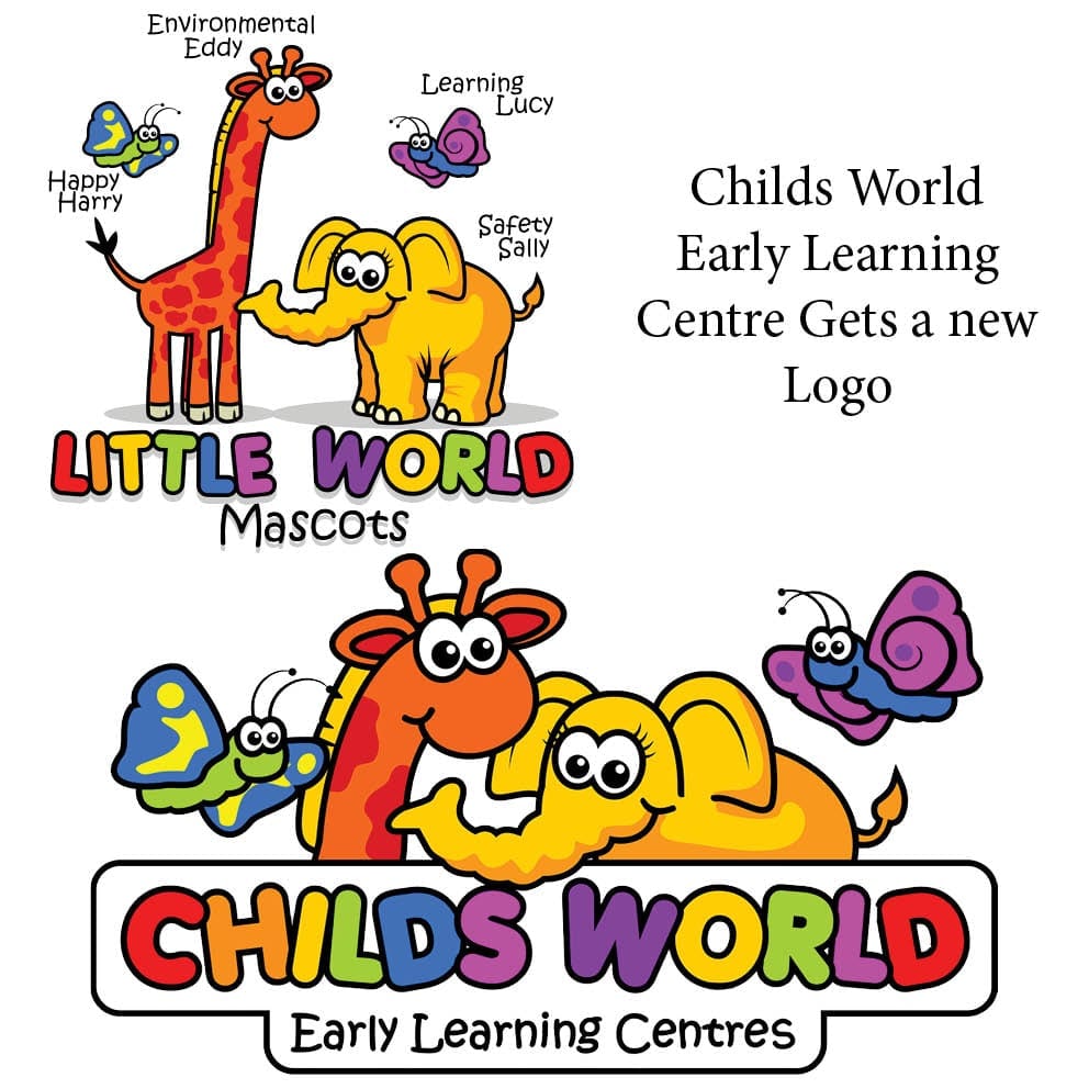 Childs World Early Learning Centres D Logo
