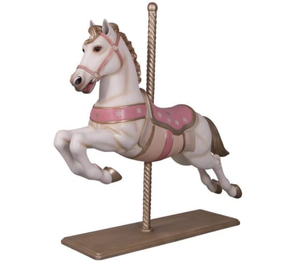 Christmas Carousel Horse Sculpture