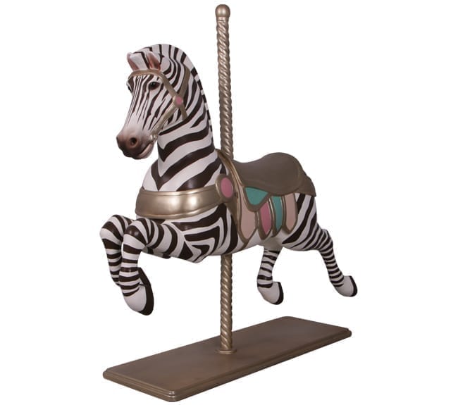 Christmas Carousel Zebra
