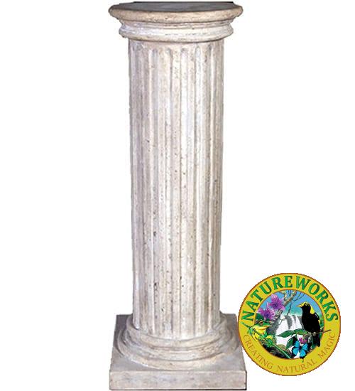 Column Fluted Round Top Large RS