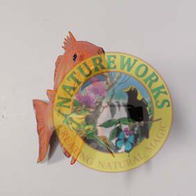 Natureworks Australia Coral trout - Natural - 120051 - life-size fibreglass replica - hand painted and manufactured - wall decor - showing mounting bracket