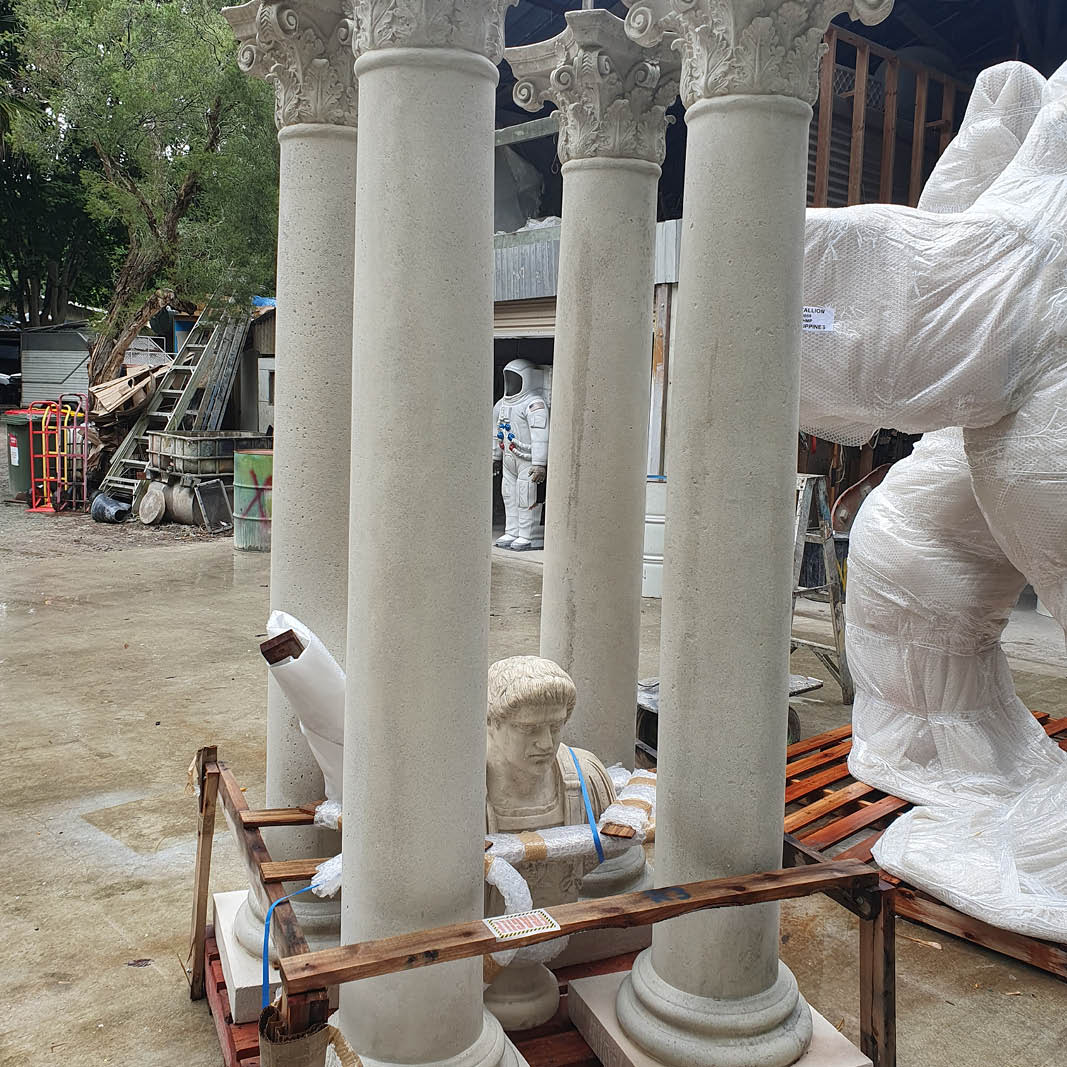 Natureworks Australia Corinthian Column, set of 4- shown ready to be shipped to customers -060701RS