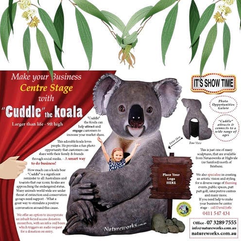 Natureworks Australia Cuddle the Koala Image Gallery conservation feature V