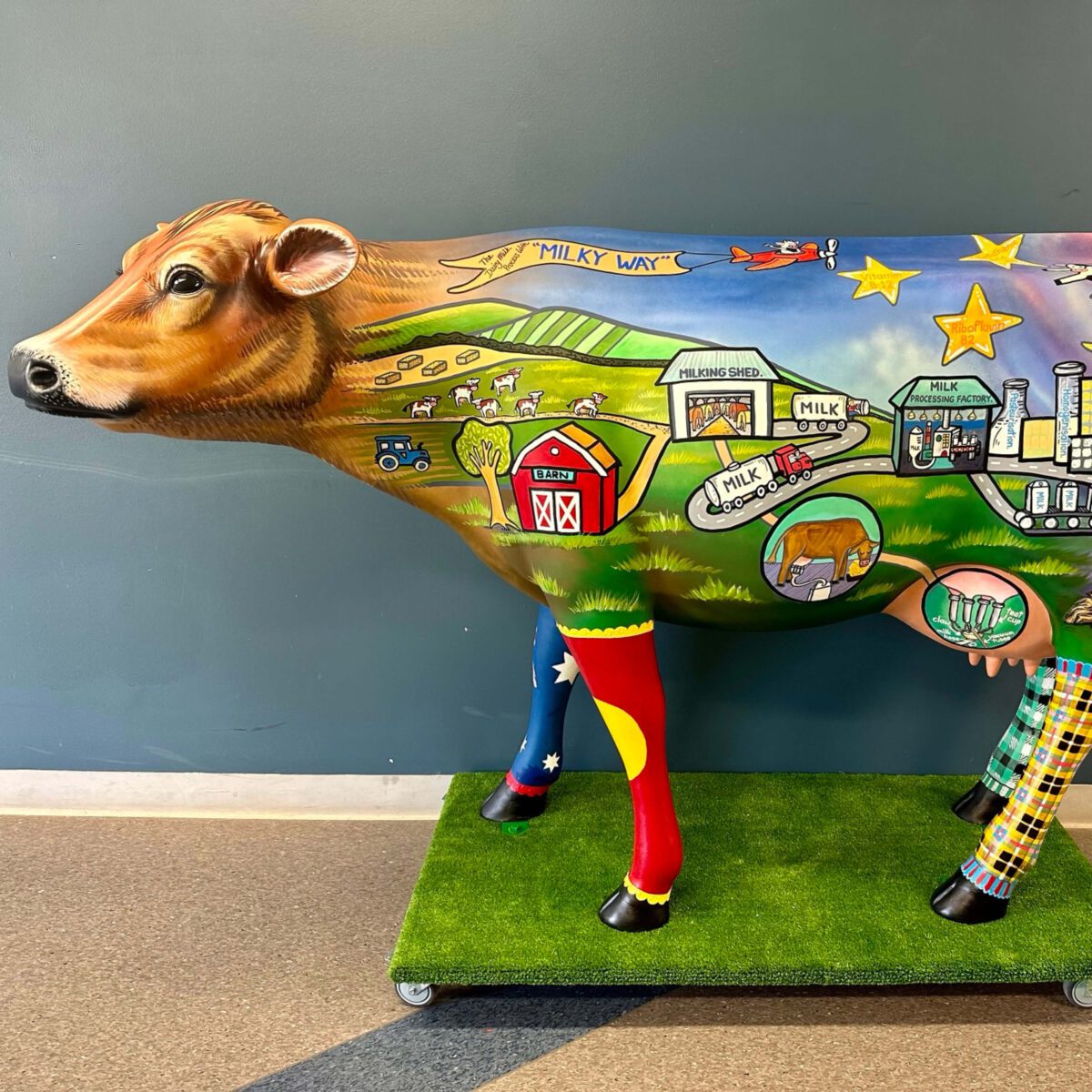 Natureworks Australia Life Size Guernsey Cow - Image 3