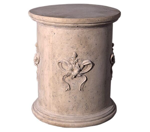Cylindrical Base With Flowers RS