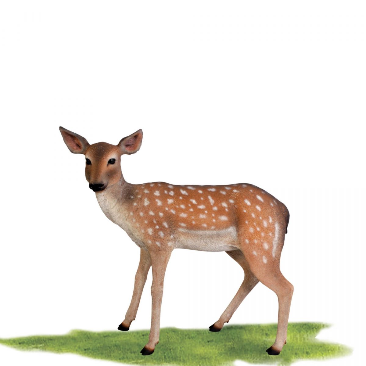 Natureworks Australia Cute deer fawn - statue in standing pose