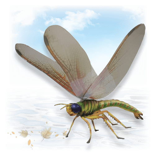 Dragonflies Larger than Lifesize Image