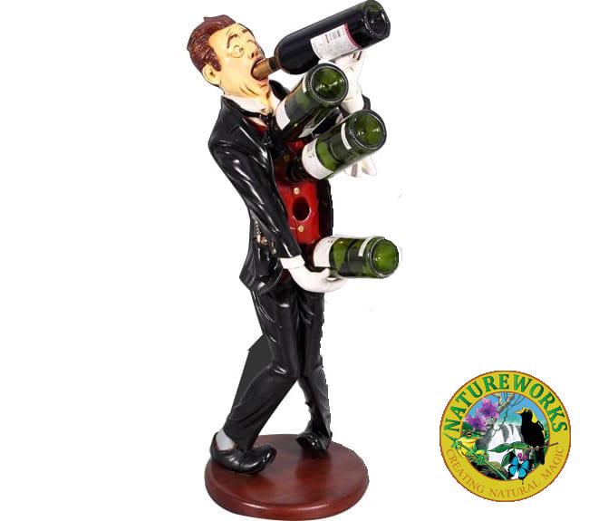Drunken Sommelier Wine Holder ft