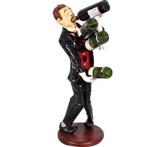 Drunken Sommelier Wine Holder ft