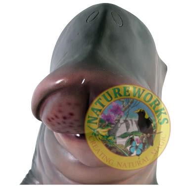 Natureworks Australia Dugong Hanging - statue close up of nose