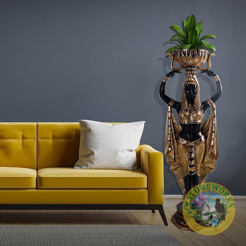 Natureworks Australia Egyptian Female Planter -PLEF4-shown in a decor setting