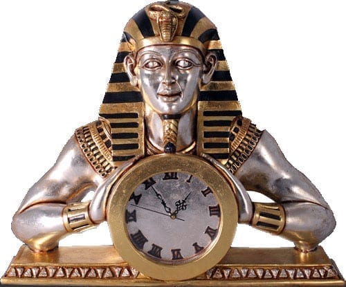 Natureworks Australia Egyptian Mantle Clock CLEMC