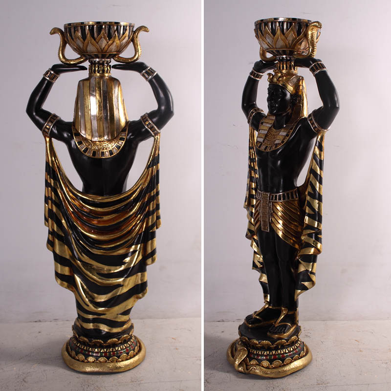 Natureworks Australia Egyptian_Planter_Holder_Male_4ft_PLEM4- showing rear and angle views