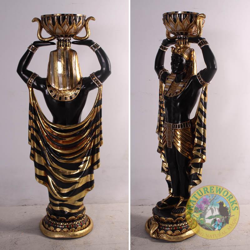 Natureworks Australia Egyptian_Planter_Holder_Male_4ft_PLEM4- showing rear and angle views