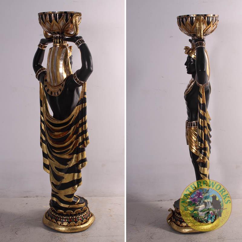 Natureworks Australia Egyptian_Planter_Holder_Male_4ft_PLEM4- showing rear angle and side veiws