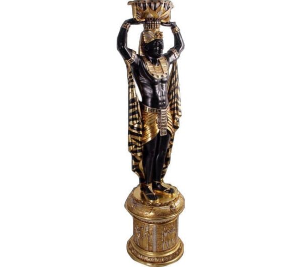 Egyptian Planter Holder On Base Male  ft PLEGMB