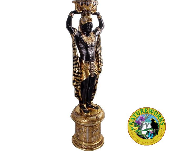 Egyptian Planter Holder On Base Male ft PLEGMB