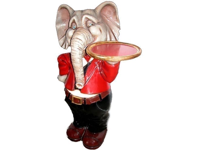 Elephant Butler Statue AFEB