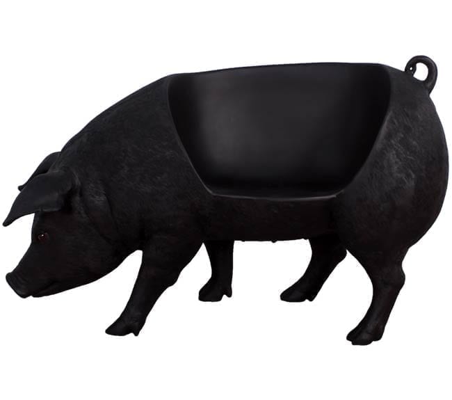 Fat pig Bench Statue