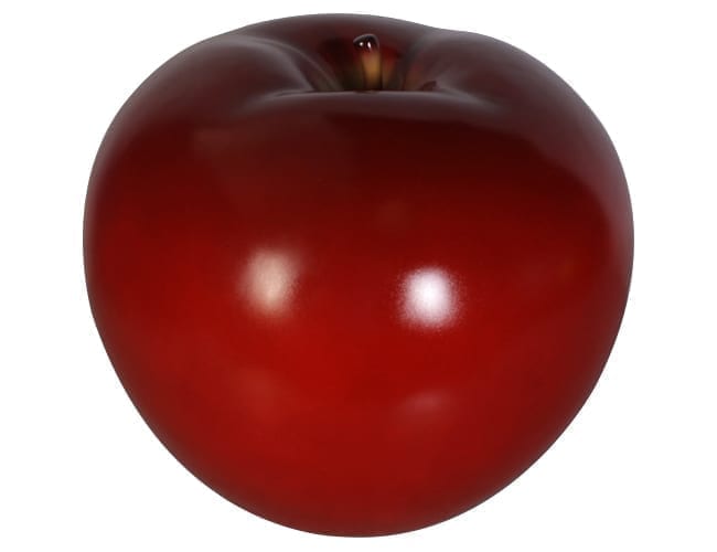 Fibreglass Apple Red Large