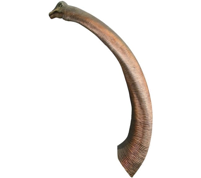 Fibreglass Brachiosaurus Dinosaur Statue Head and Twisted Neck HO
