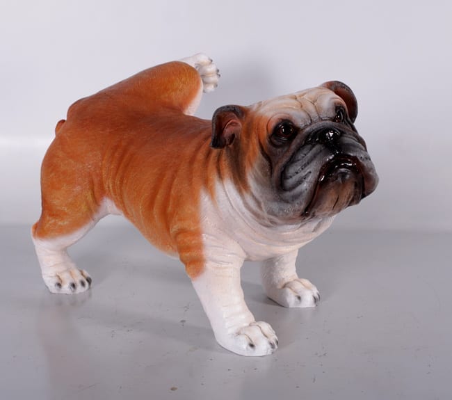 Fibreglass Bulldog Statue