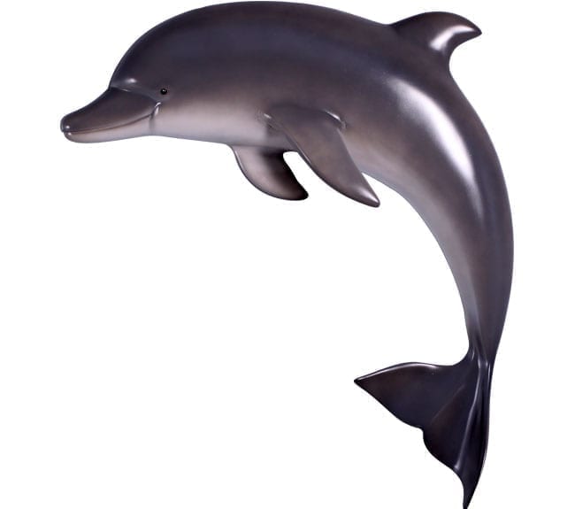 Fibreglass Dolphin Wall Decor