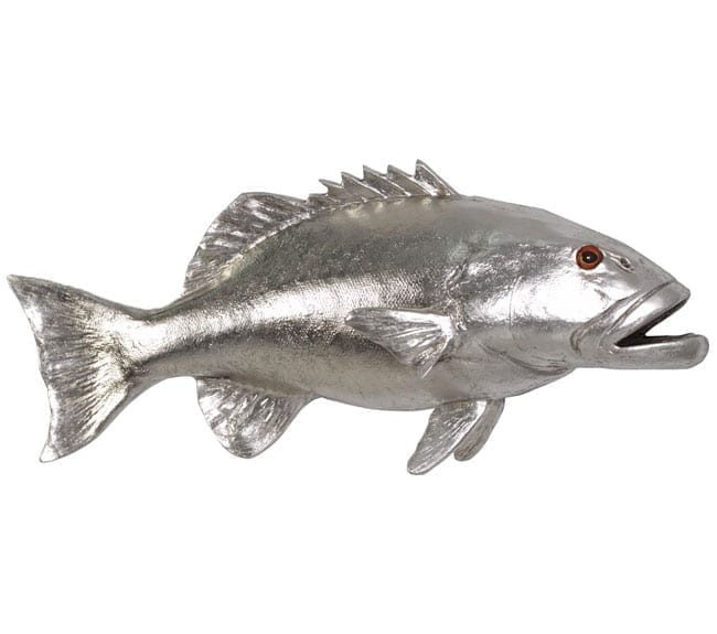 Fibreglass Fish Coral Trout Silver