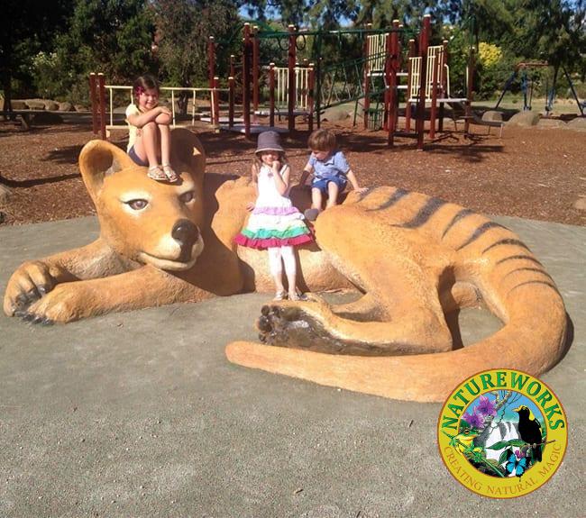 Fibreglass Giant Thylacine