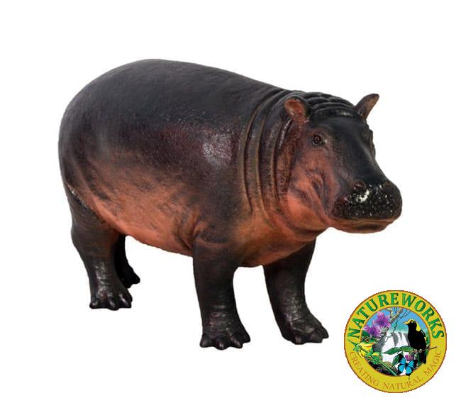 Natureworks Australia Fibreglass Hippopotamus Calf Statue