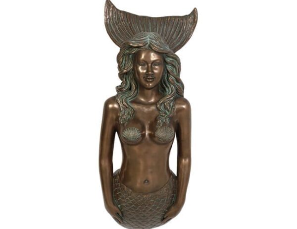 Fibreglass Mermaid Statue Wall Decor