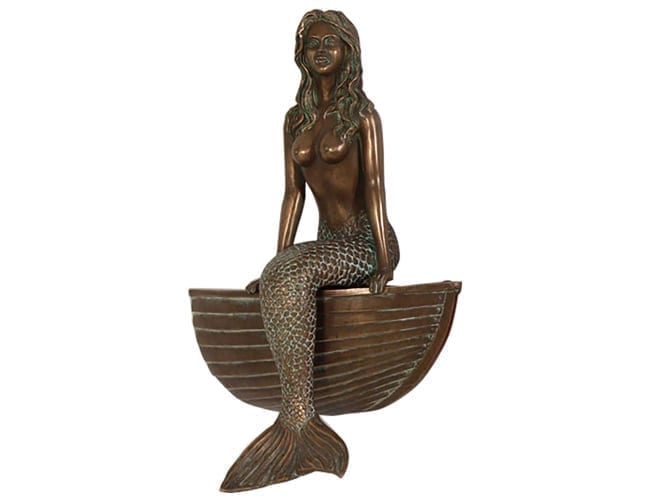 Fibreglass Mermaid Wall Light Cover