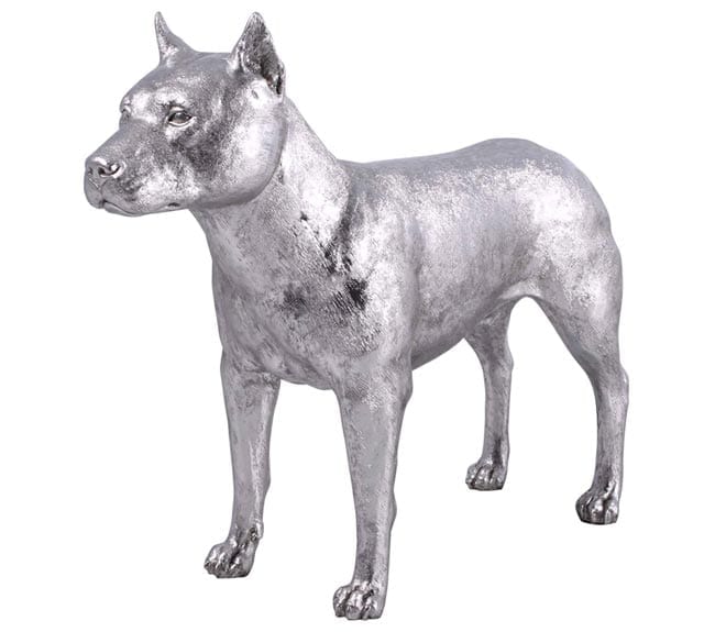 Fibreglass Pitbull Dog Sculpture