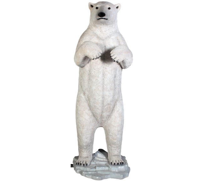 Fibreglass Polar Bear Sculpture Standing